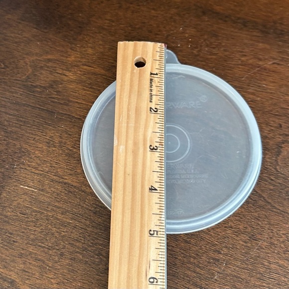 Vtg Tupperware Replacement A Tab Lid #215-48 Sheer Frost USA Tupper Seal - Picture 5 of 5